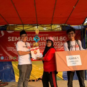 SEMARAK 17 AGUSTUS 2025 DESA SILEBU GELAR BAZAR KOPDES, LOMBA GERAK JALAN DAN VOLLY.